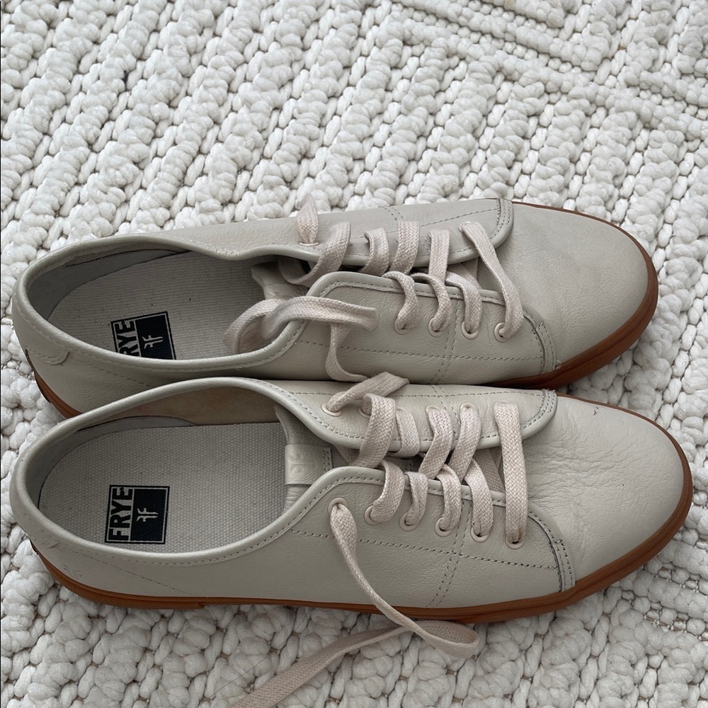 Frye Leather Sneakers sz 9 - Picture 3 of 8